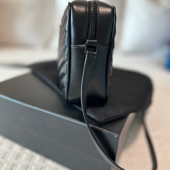 Yves Saint Laurent Quilted Camera Bag in Black - Picture 9 of 13